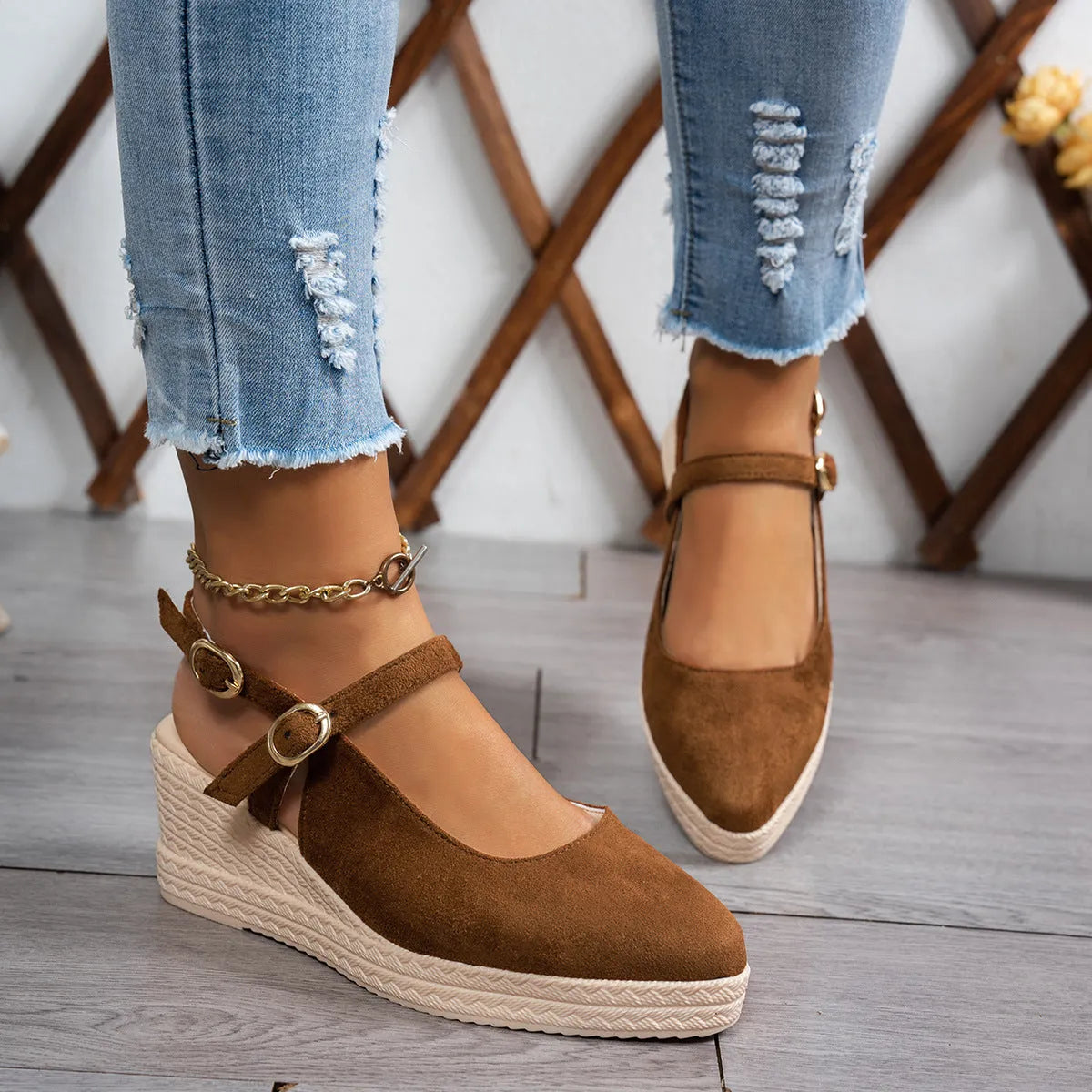 Point Toe Block Heels Pumps - Codrington Expressions 