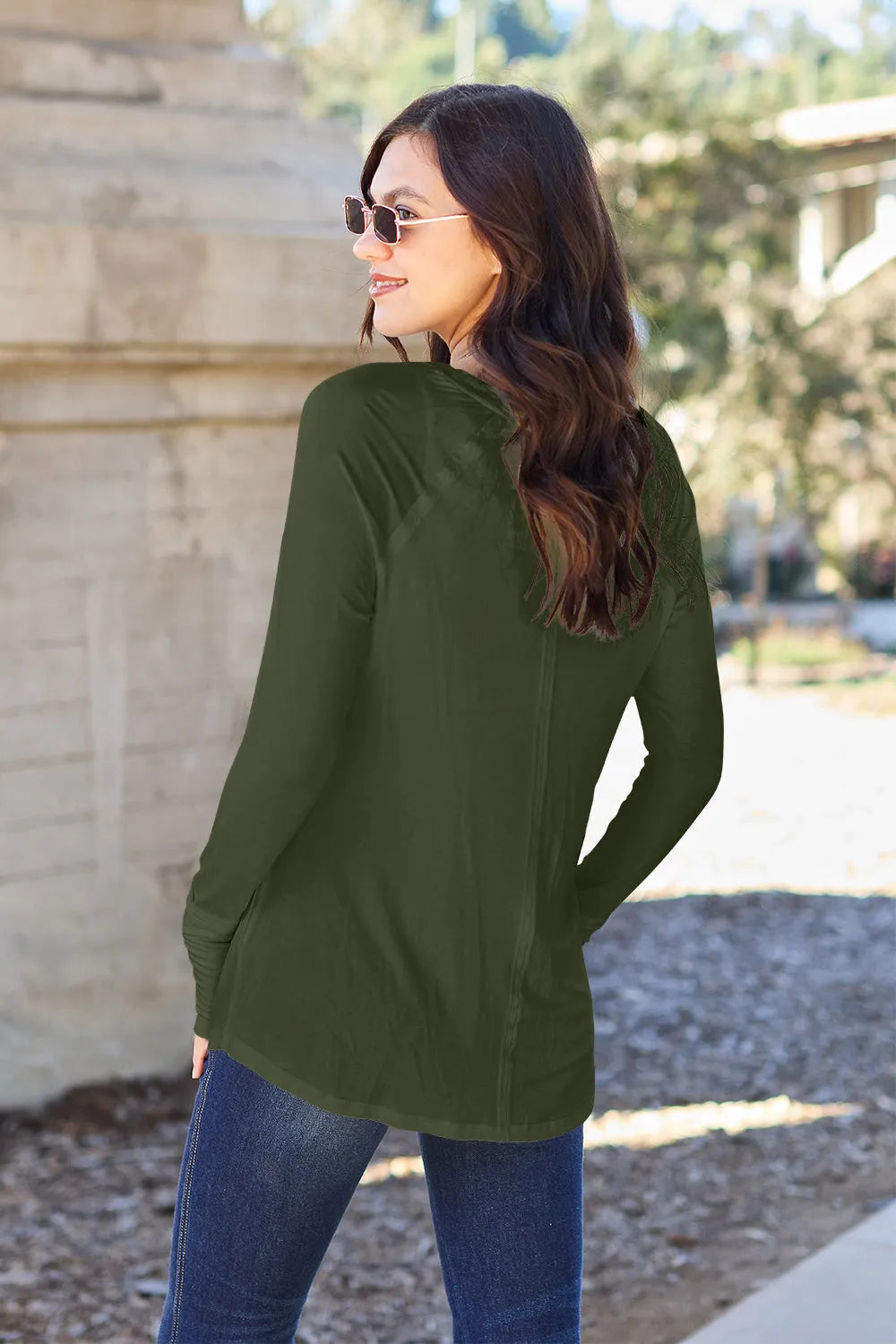 Basic Bae Full Size Round Neck Long Sleeve T-Shirt - Codrington Expressions 